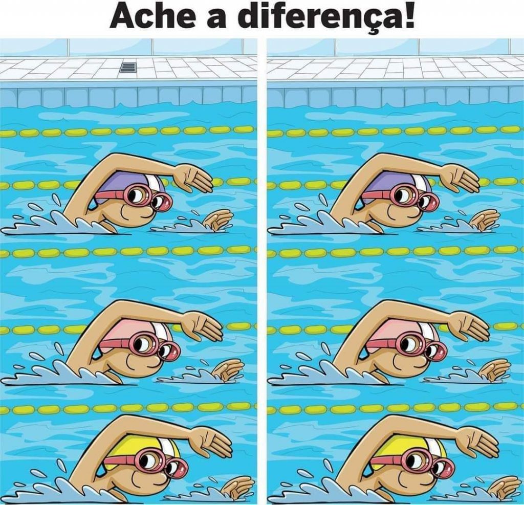 Ache a Diferença: A Nadadora