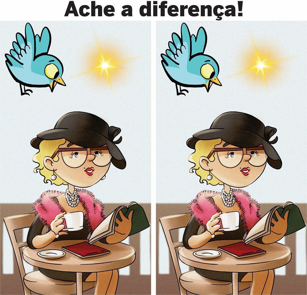 Ache a Diferença: A Madame e o Passarinho