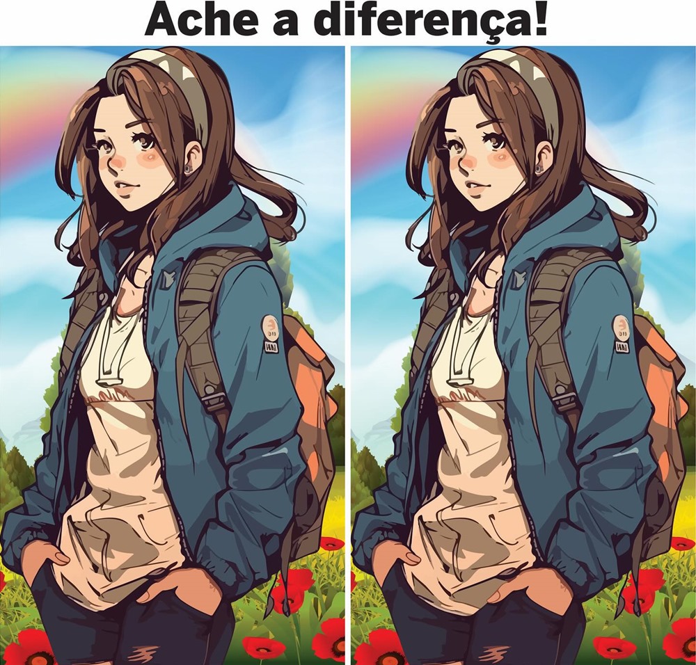 Ache a Diferença: A Menina do Anime