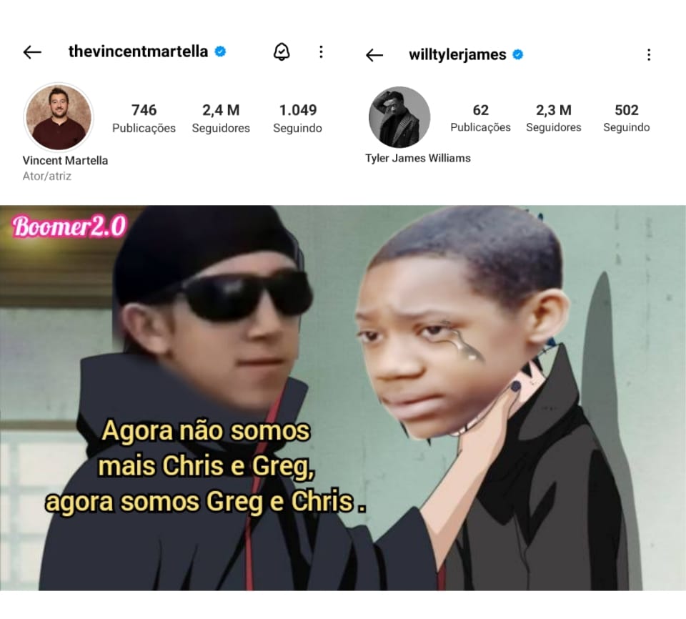 Vincent Martella o Greg da série Todo Mundo Odeia o Chris chega aos 5 milhões de seguidores no Instagram