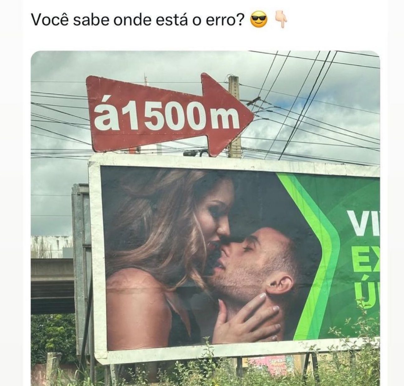 Ache o Erro: A Placa de Publicidade