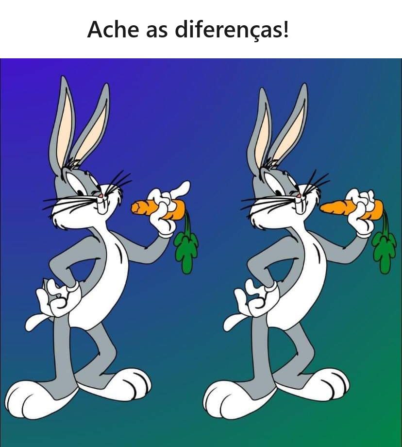 Ache as Diferenças: O Pernalonga