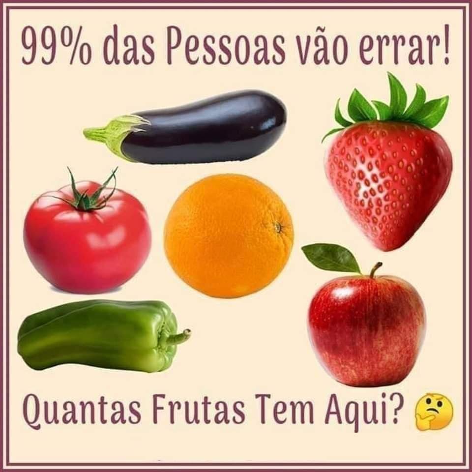 Desafio Quantas frutas tem aqui? A maioria erra