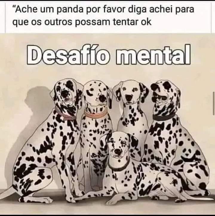 Desafio Mental: Ache o Panda